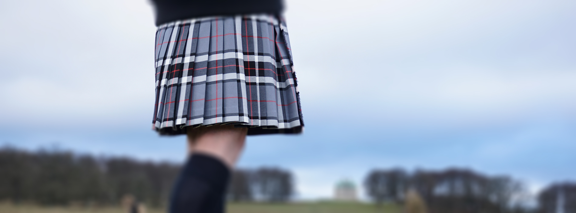 Kilt Thompson Grey tartan