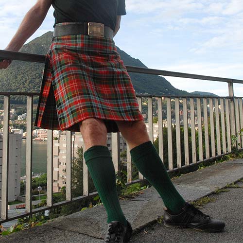 Kilt Caledonia tartan