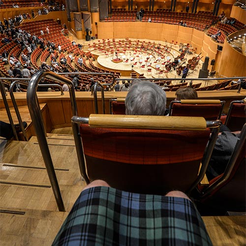 Kilt in the concert hall