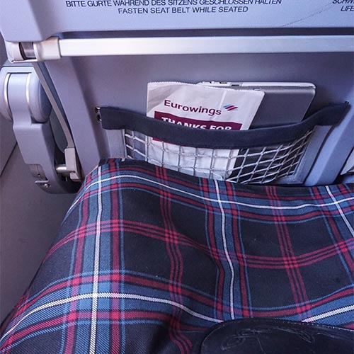 Flying in a kilt