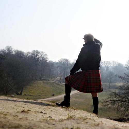 Kilt Caledonia tartan