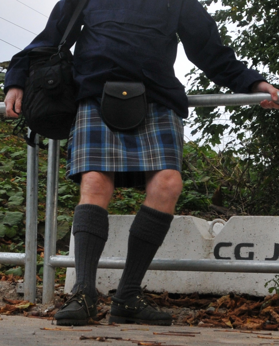 Kilt und Anorak