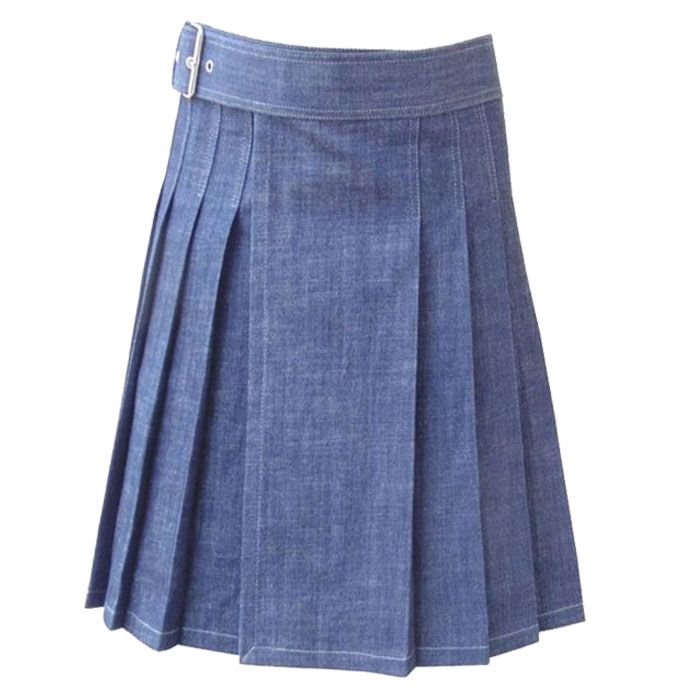 Denim kilt by Kilt & More