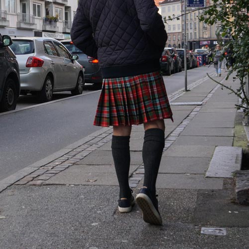 Kilt Caledonia tartan