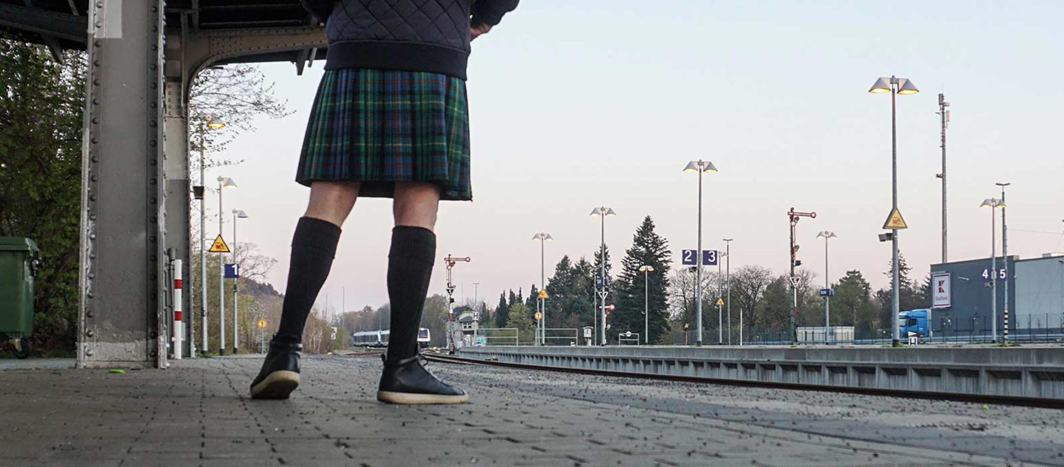 Kilt, Farquharson Tartan, Goslar, Harz